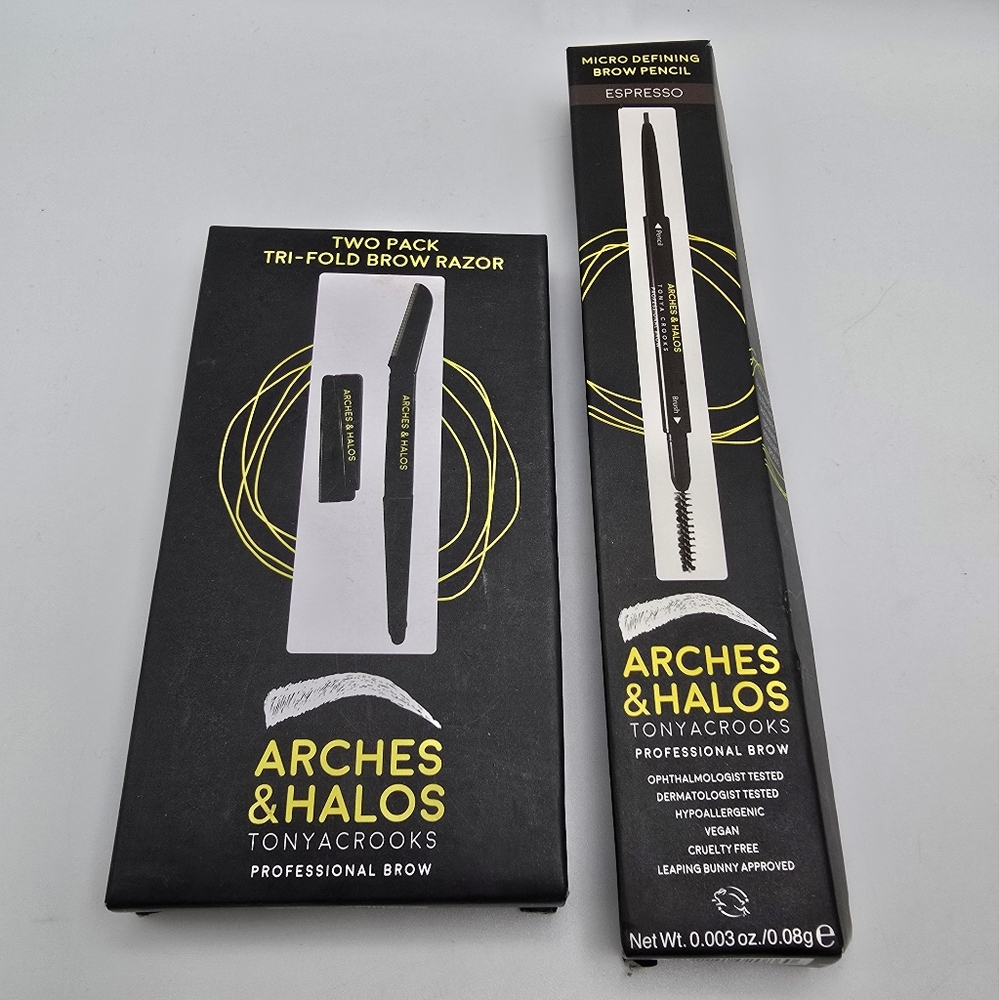 Arches & Halos Brow Razor and Pencil Set